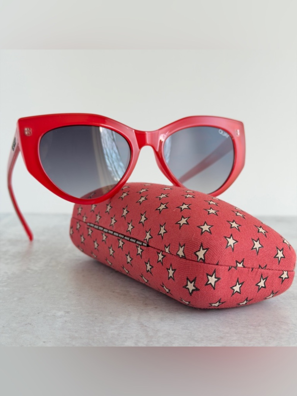 Quay Australia Persuasive 55mm Cat Eye Sunglasses